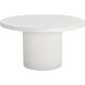 Nicolette 55 X 30 inch White Outdoor Dining Table